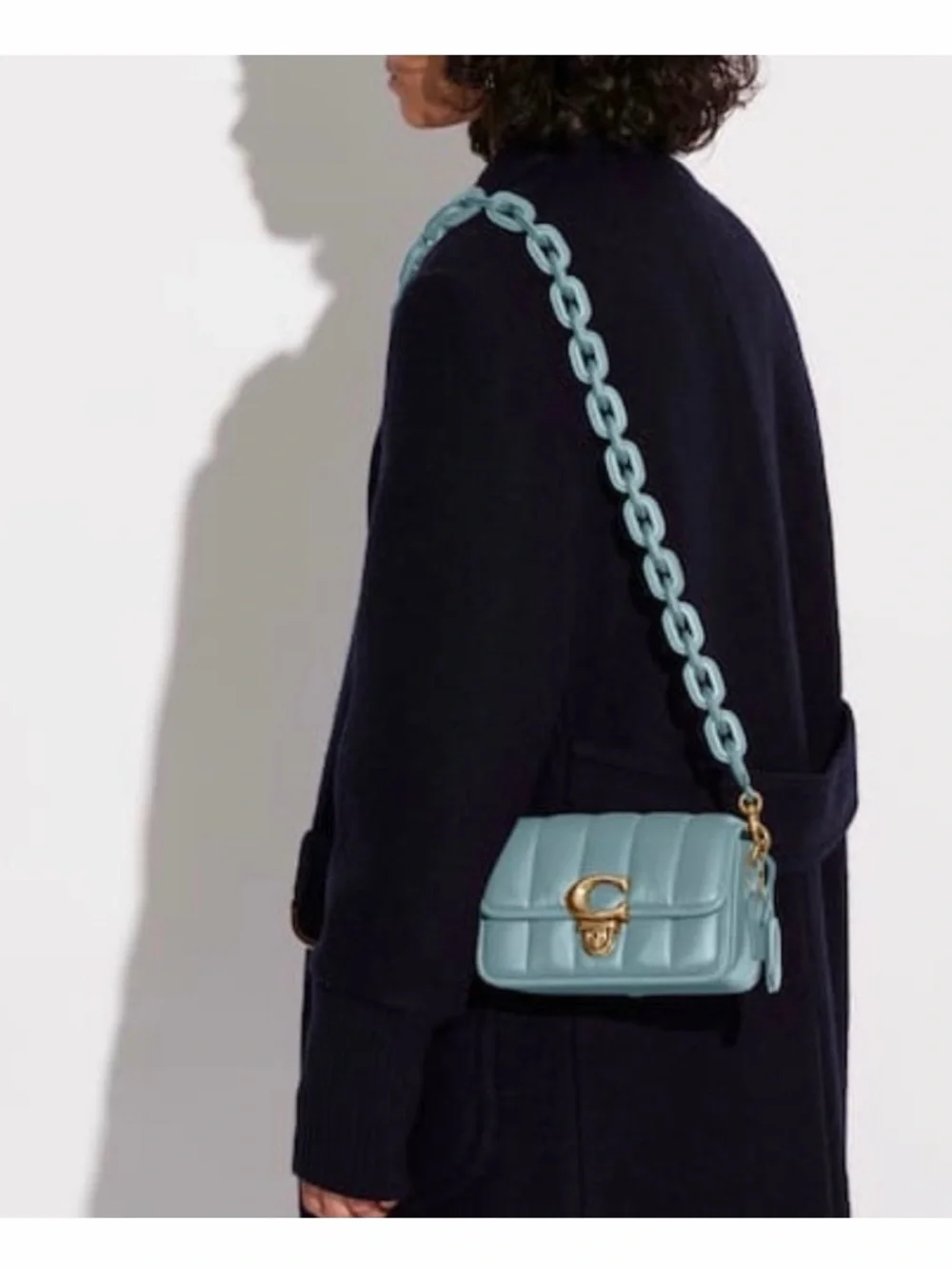 Coach Quilted Studio in Sage